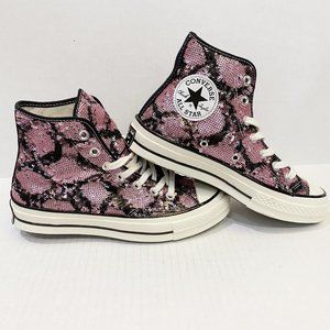 pink sequin converse